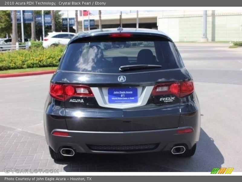 Crystal Black Pearl / Ebony 2010 Acura RDX Technology