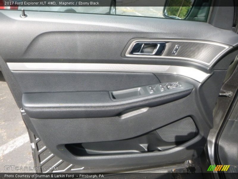 Magnetic / Ebony Black 2017 Ford Explorer XLT 4WD