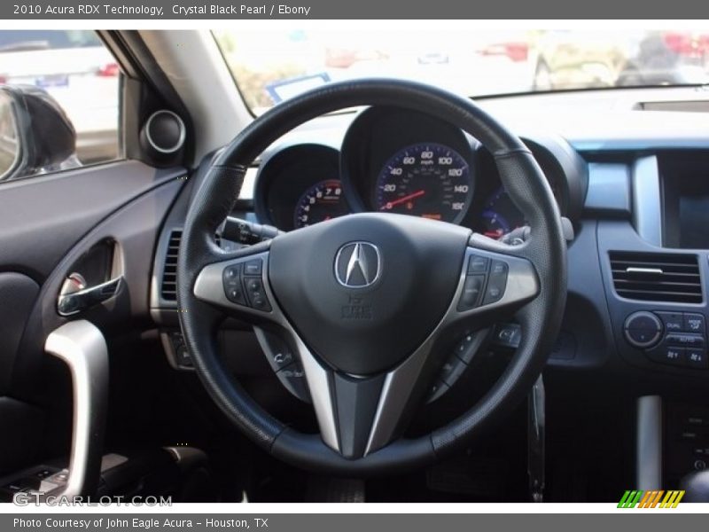 Crystal Black Pearl / Ebony 2010 Acura RDX Technology