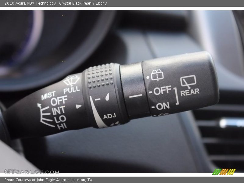 Crystal Black Pearl / Ebony 2010 Acura RDX Technology