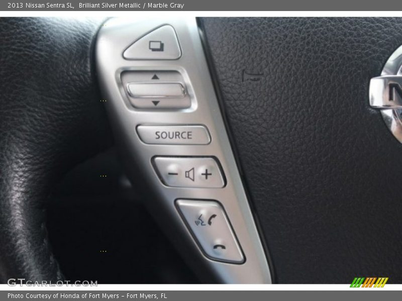 Brilliant Silver Metallic / Marble Gray 2013 Nissan Sentra SL