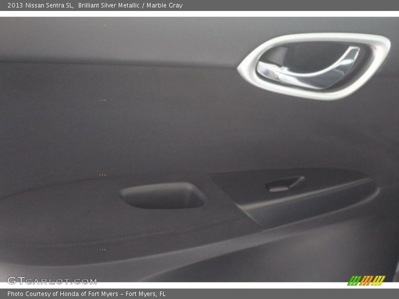 Brilliant Silver Metallic / Marble Gray 2013 Nissan Sentra SL