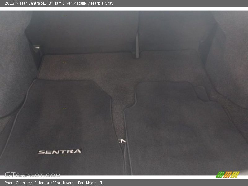 Brilliant Silver Metallic / Marble Gray 2013 Nissan Sentra SL