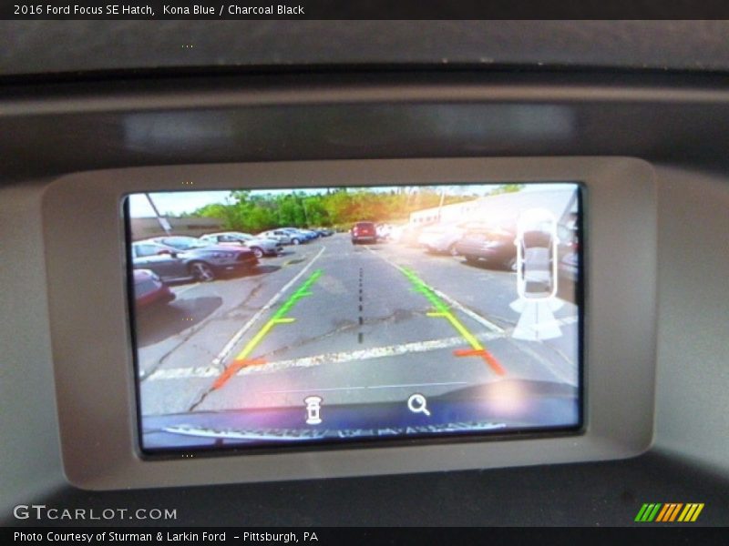 Kona Blue / Charcoal Black 2016 Ford Focus SE Hatch