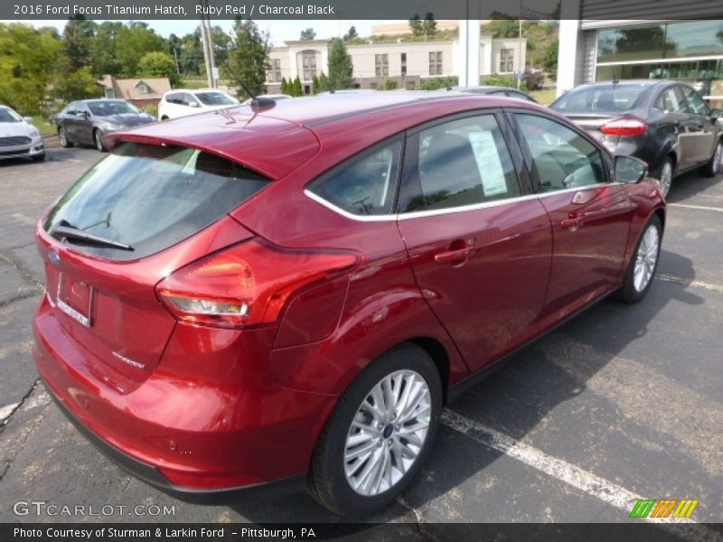 Ruby Red / Charcoal Black 2016 Ford Focus Titanium Hatch