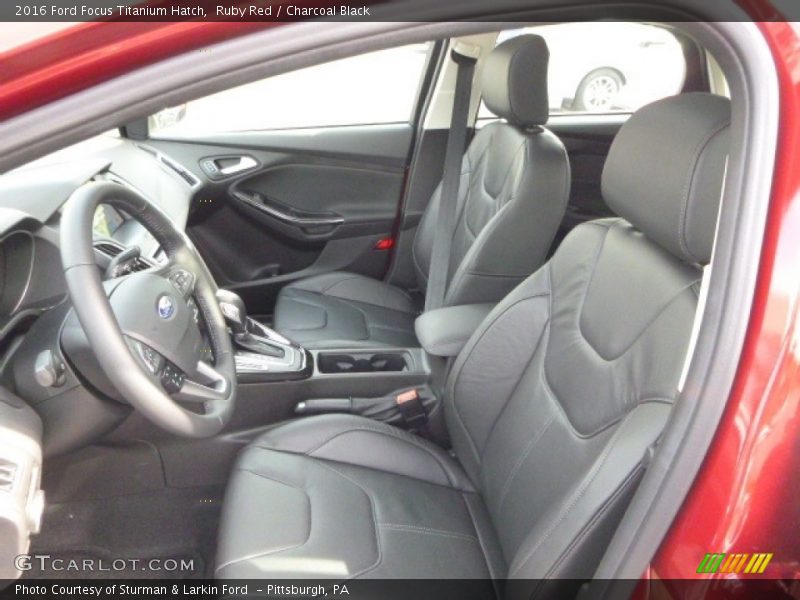 Ruby Red / Charcoal Black 2016 Ford Focus Titanium Hatch
