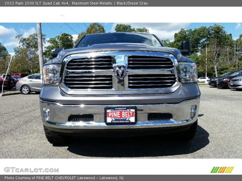 Maximum Steel Metallic / Black/Diesel Gray 2013 Ram 1500 SLT Quad Cab 4x4