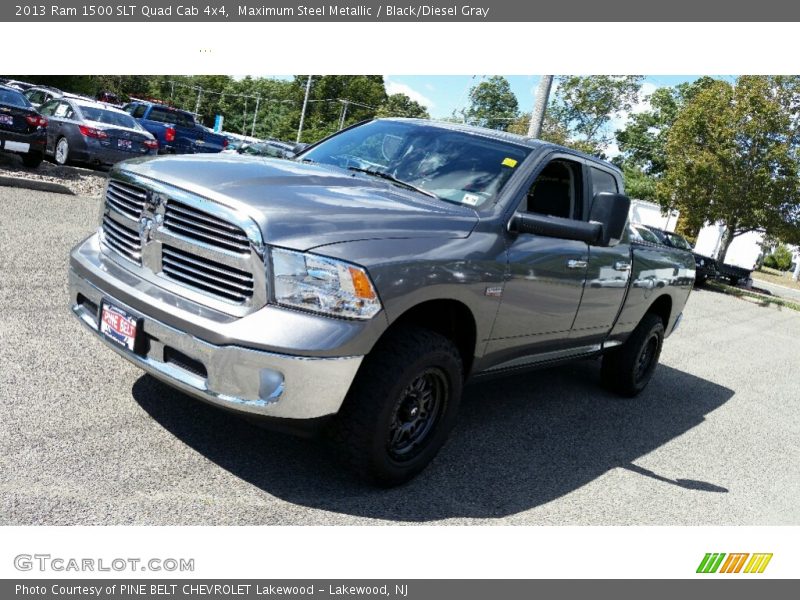 Maximum Steel Metallic / Black/Diesel Gray 2013 Ram 1500 SLT Quad Cab 4x4