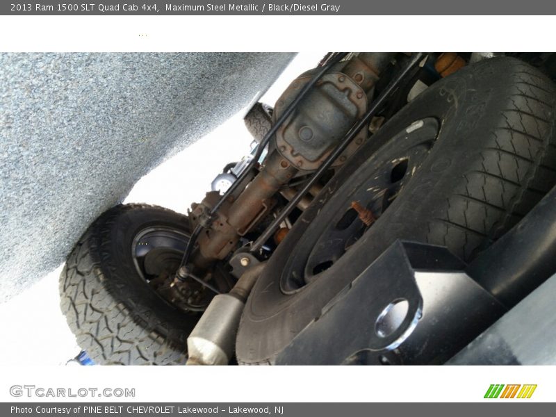Maximum Steel Metallic / Black/Diesel Gray 2013 Ram 1500 SLT Quad Cab 4x4