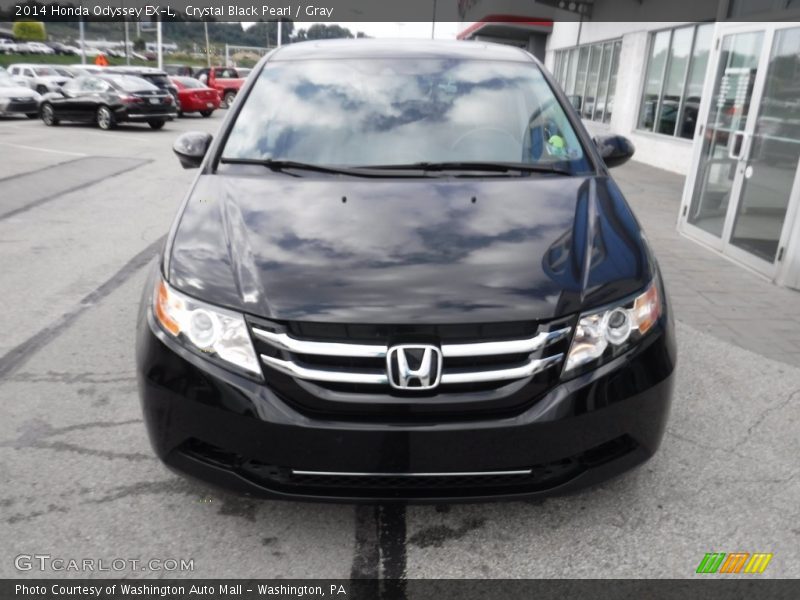 Crystal Black Pearl / Gray 2014 Honda Odyssey EX-L