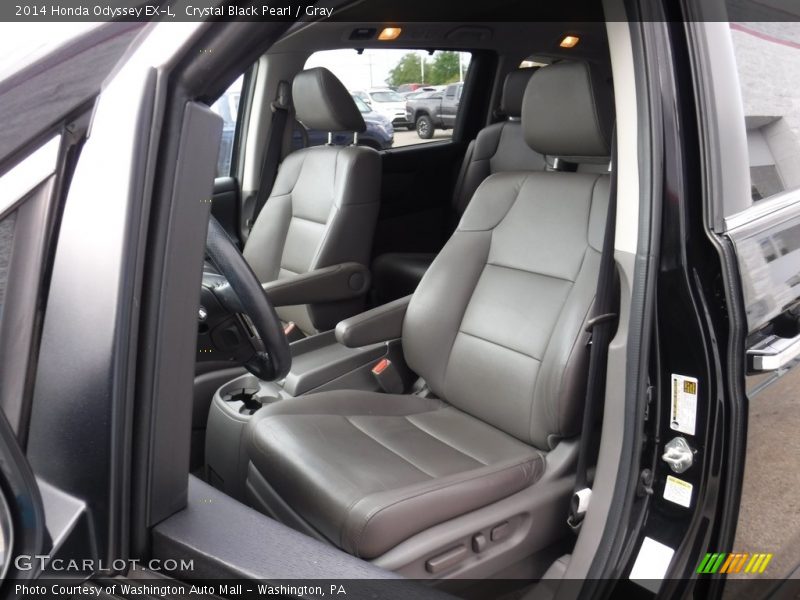 Crystal Black Pearl / Gray 2014 Honda Odyssey EX-L