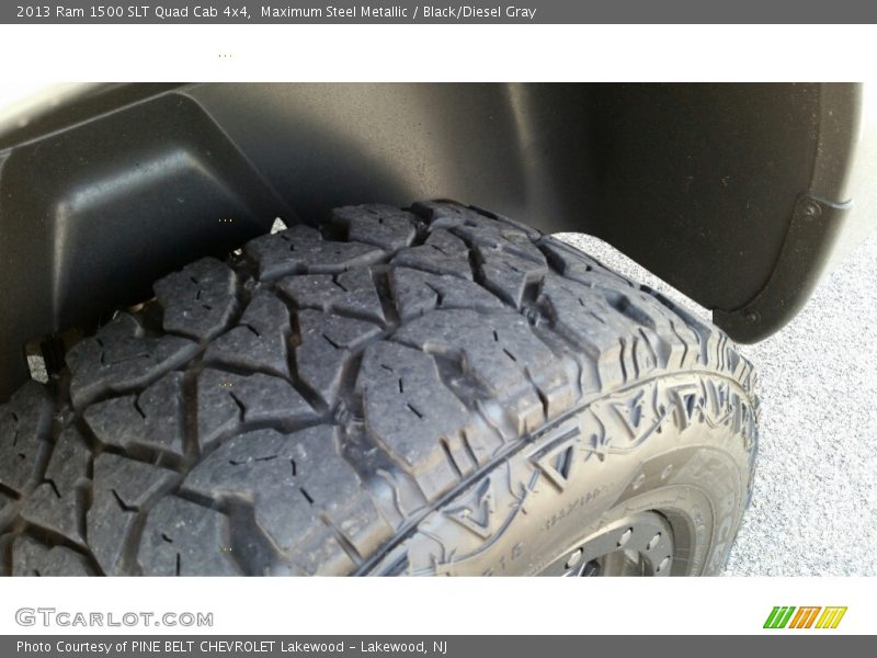 Maximum Steel Metallic / Black/Diesel Gray 2013 Ram 1500 SLT Quad Cab 4x4