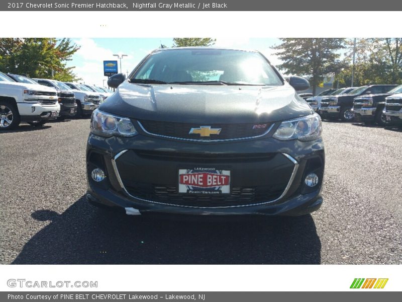 Nightfall Gray Metallic / Jet Black 2017 Chevrolet Sonic Premier Hatchback