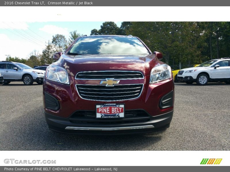 Crimson Metallic / Jet Black 2016 Chevrolet Trax LT