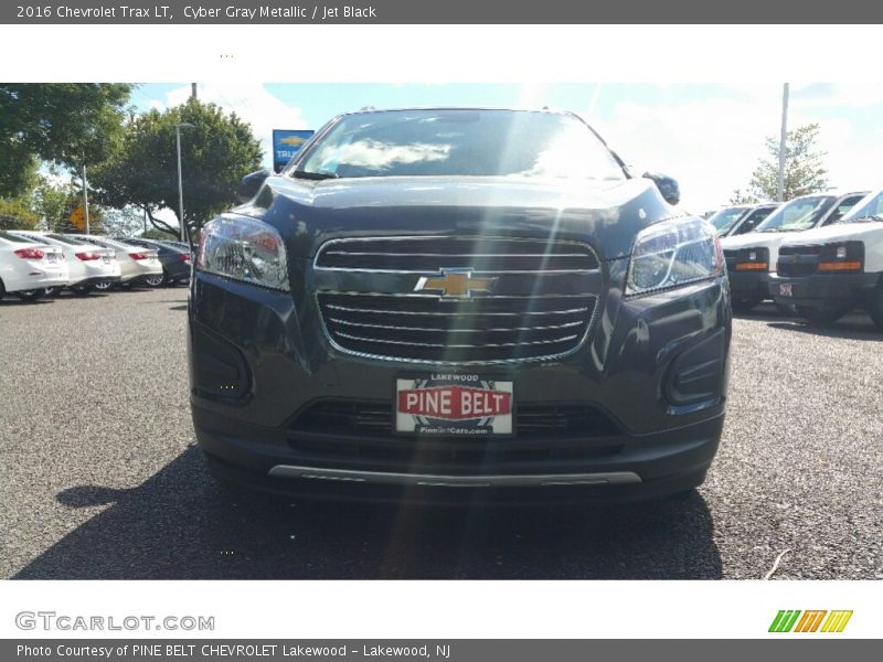 Cyber Gray Metallic / Jet Black 2016 Chevrolet Trax LT