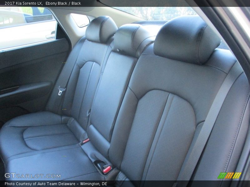 Rear Seat of 2017 Sorento LX