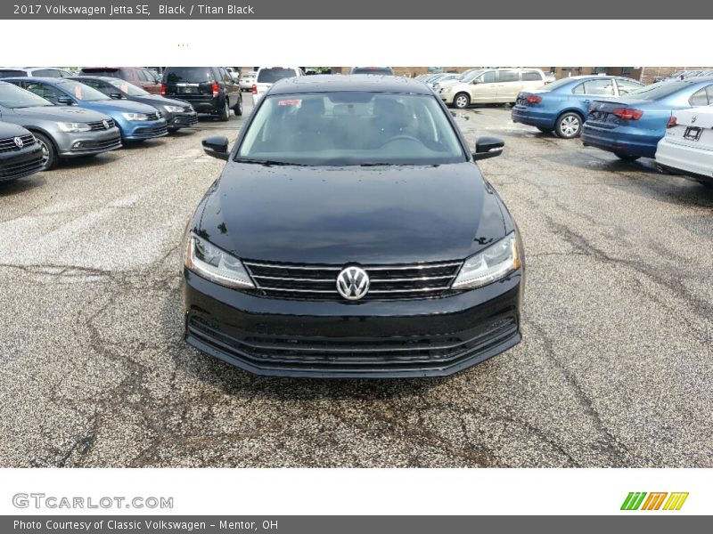 Black / Titan Black 2017 Volkswagen Jetta SE