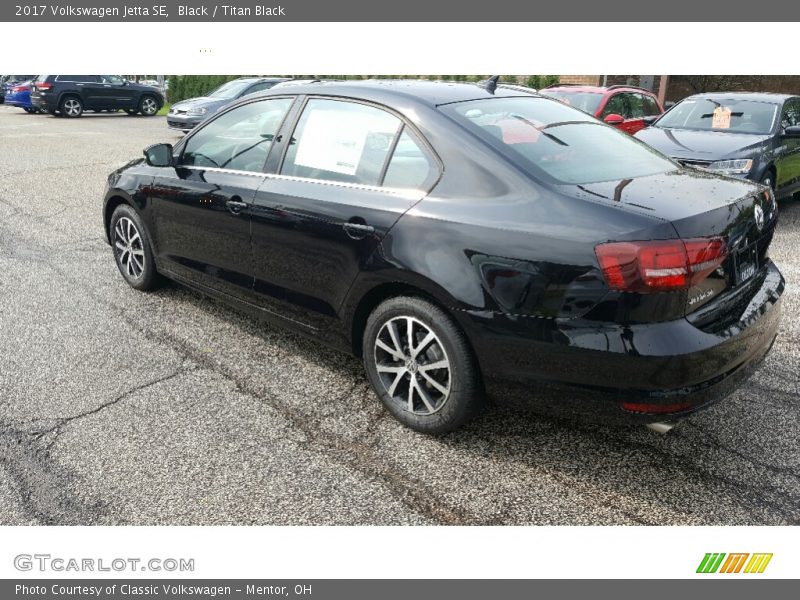 Black / Titan Black 2017 Volkswagen Jetta SE
