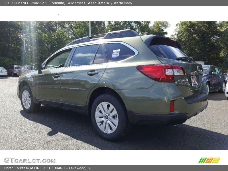 Wilderness Green Metallic / Warm Ivory 2017 Subaru Outback 2.5i Premium