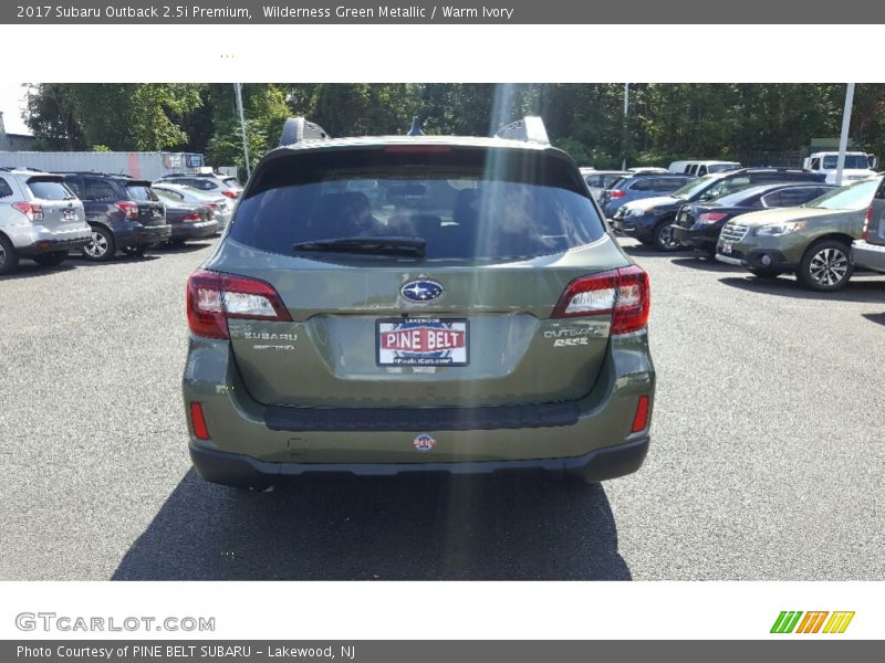 Wilderness Green Metallic / Warm Ivory 2017 Subaru Outback 2.5i Premium