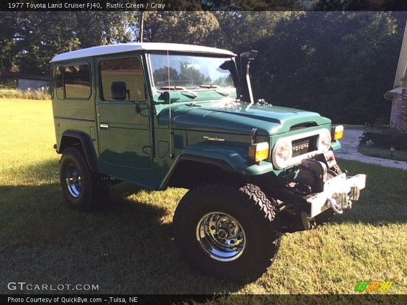 Rustic Green / Gray 1977 Toyota Land Cruiser FJ40