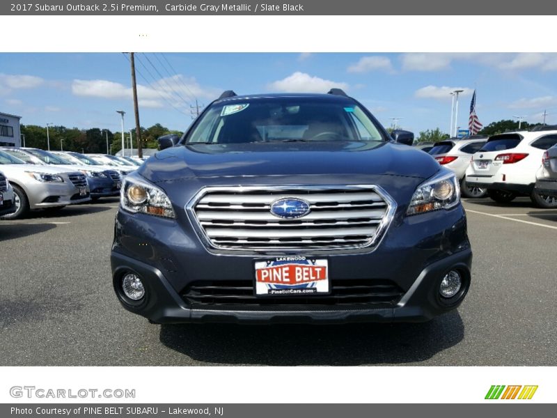 Carbide Gray Metallic / Slate Black 2017 Subaru Outback 2.5i Premium
