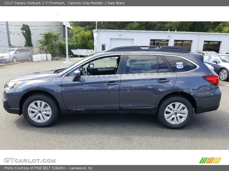 Carbide Gray Metallic / Slate Black 2017 Subaru Outback 2.5i Premium