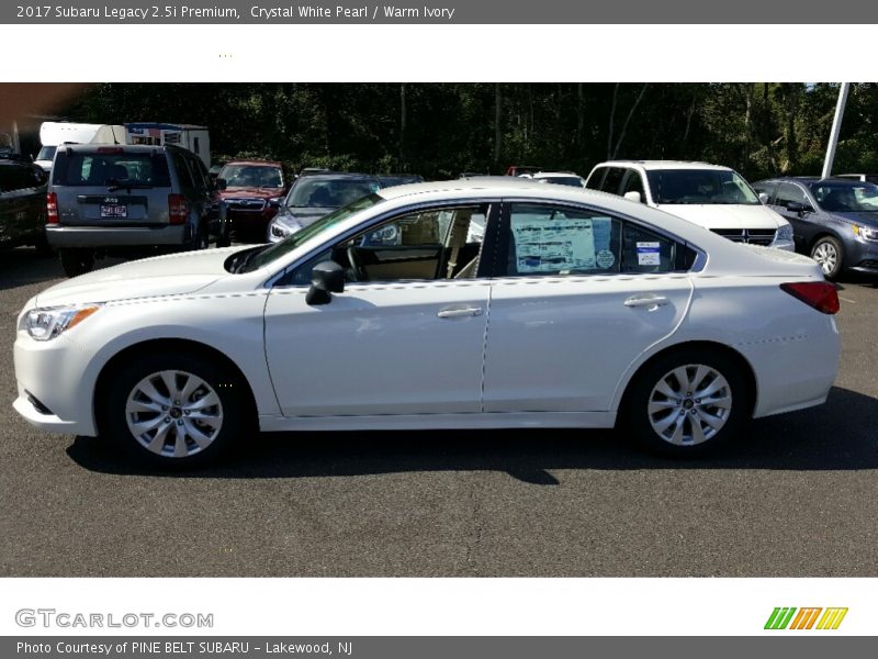 Crystal White Pearl / Warm Ivory 2017 Subaru Legacy 2.5i Premium