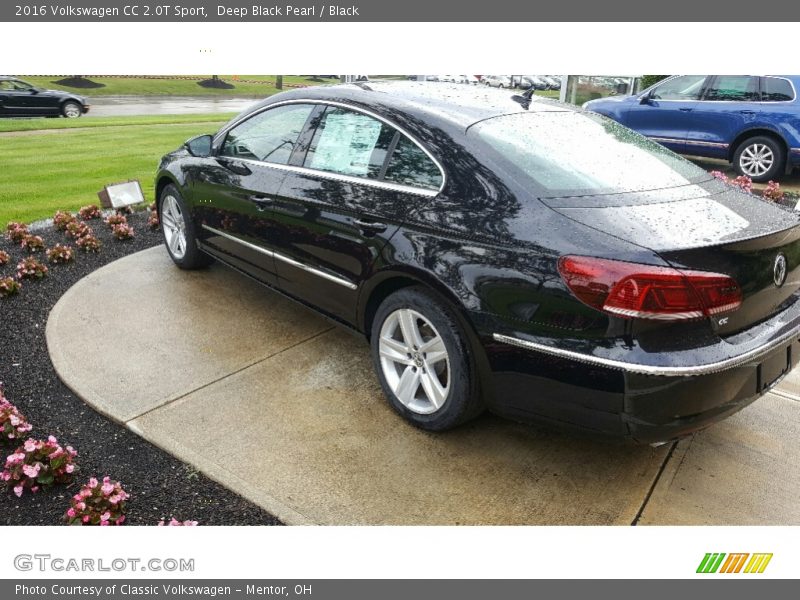 Deep Black Pearl / Black 2016 Volkswagen CC 2.0T Sport