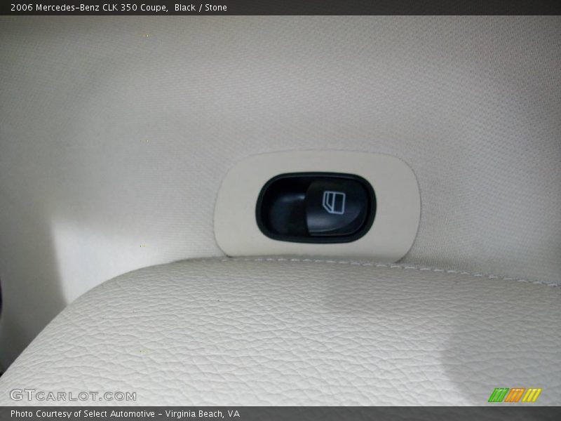 Black / Stone 2006 Mercedes-Benz CLK 350 Coupe
