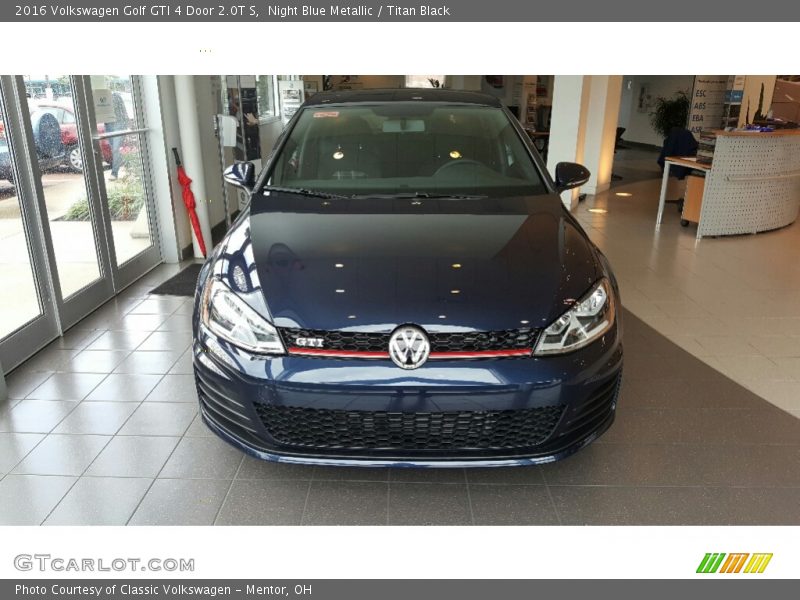 Night Blue Metallic / Titan Black 2016 Volkswagen Golf GTI 4 Door 2.0T S