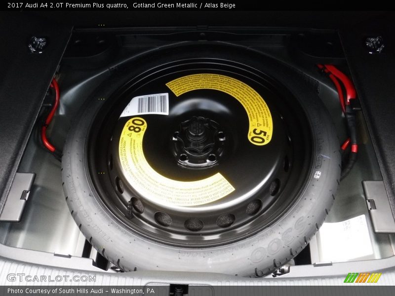 Gotland Green Metallic / Atlas Beige 2017 Audi A4 2.0T Premium Plus quattro