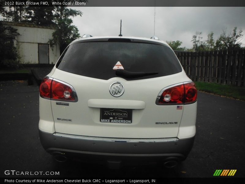 White Opal / Ebony 2012 Buick Enclave FWD