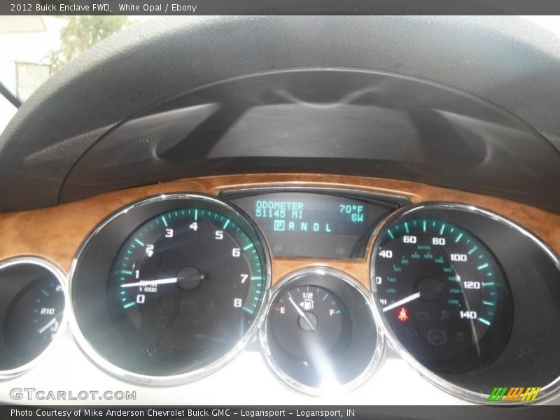 White Opal / Ebony 2012 Buick Enclave FWD