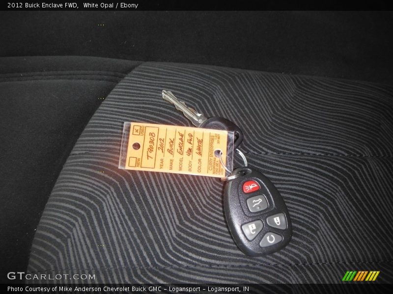 White Opal / Ebony 2012 Buick Enclave FWD