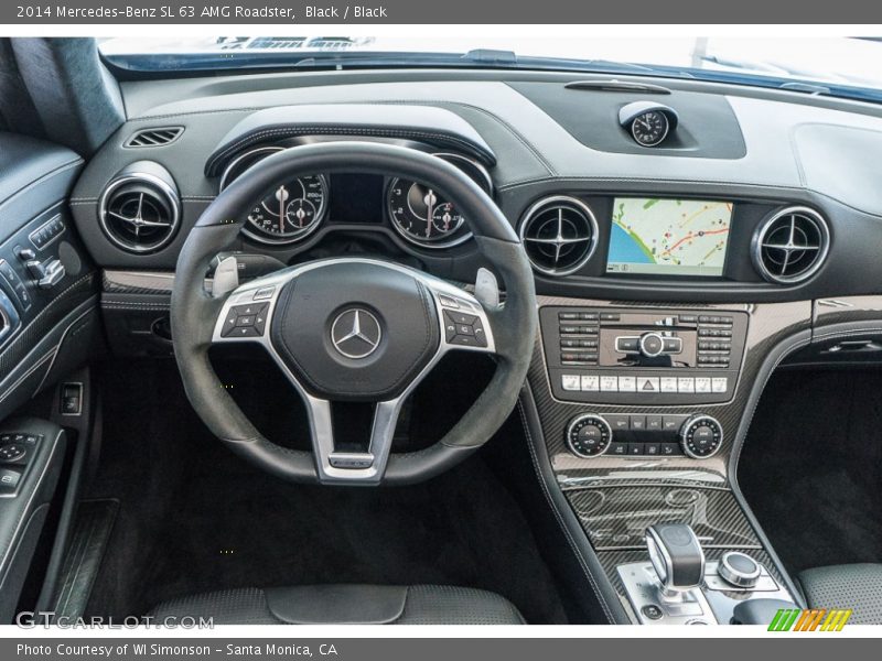 Black / Black 2014 Mercedes-Benz SL 63 AMG Roadster