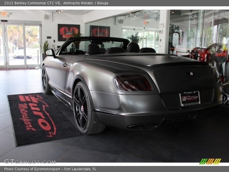 Anthracite Metallic / Beluga 2013 Bentley Continental GTC V8