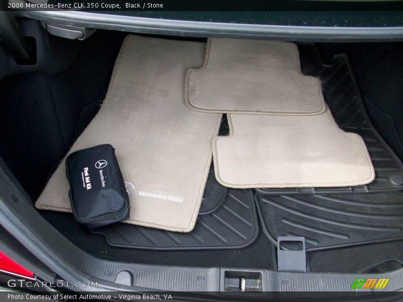 Black / Stone 2006 Mercedes-Benz CLK 350 Coupe