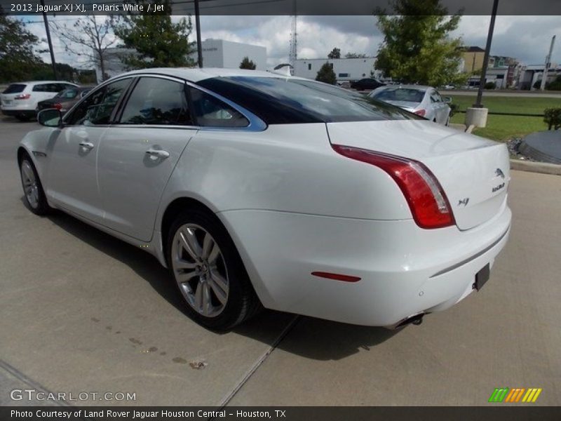 Polaris White / Jet 2013 Jaguar XJ XJ
