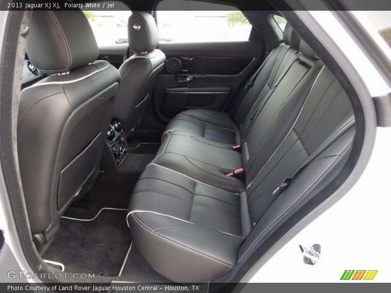 Polaris White / Jet 2013 Jaguar XJ XJ