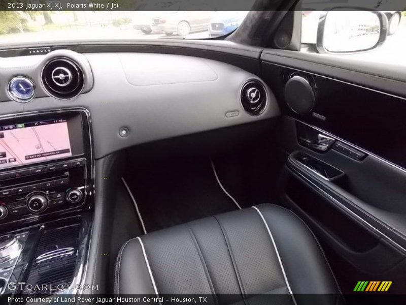 Polaris White / Jet 2013 Jaguar XJ XJ