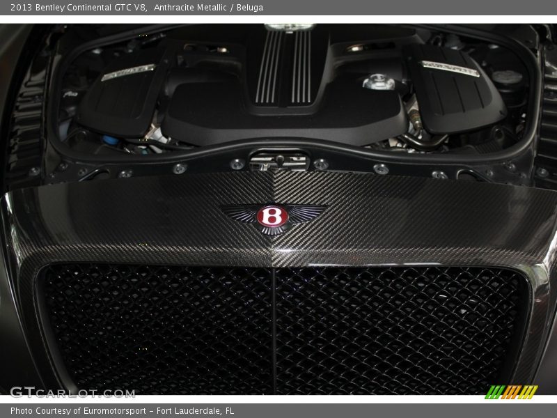 Anthracite Metallic / Beluga 2013 Bentley Continental GTC V8