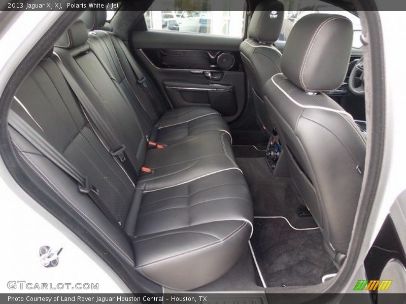 Polaris White / Jet 2013 Jaguar XJ XJ