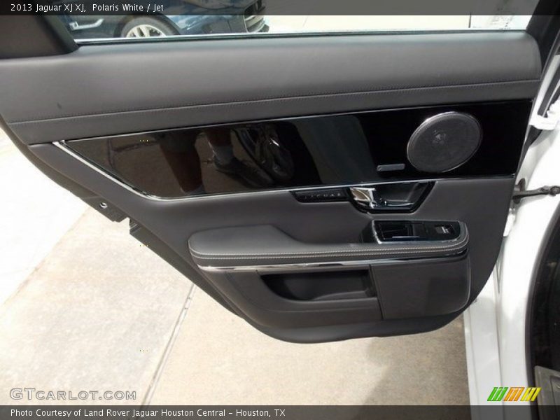 Polaris White / Jet 2013 Jaguar XJ XJ