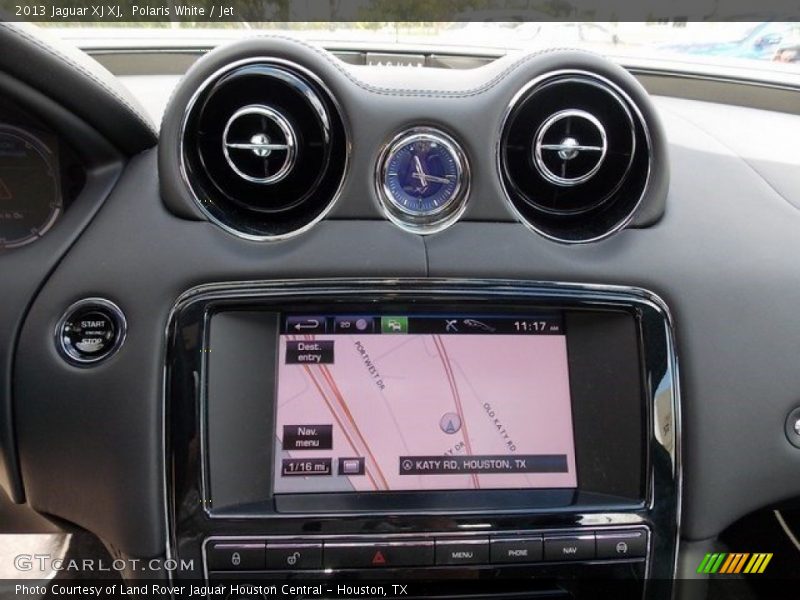 Polaris White / Jet 2013 Jaguar XJ XJ