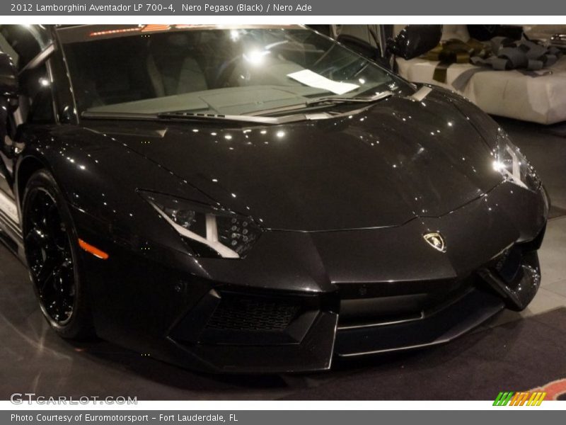 Nero Pegaso (Black) / Nero Ade 2012 Lamborghini Aventador LP 700-4