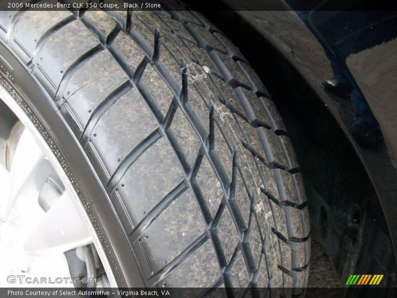 Black / Stone 2006 Mercedes-Benz CLK 350 Coupe