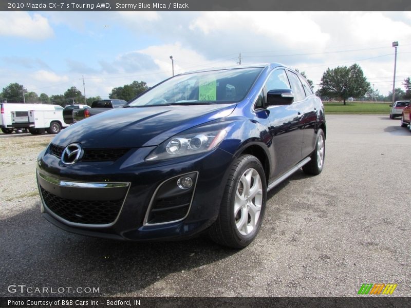 Stormy Blue Mica / Black 2010 Mazda CX-7 s Touring AWD