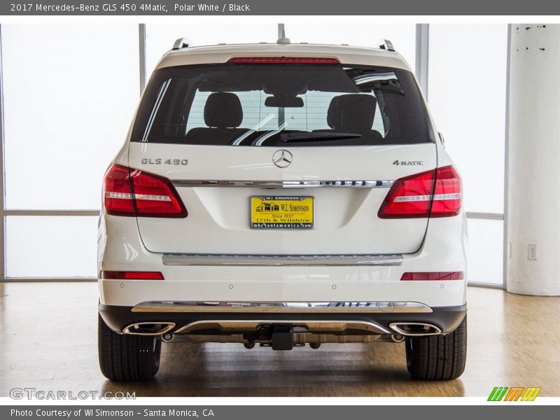 Polar White / Black 2017 Mercedes-Benz GLS 450 4Matic