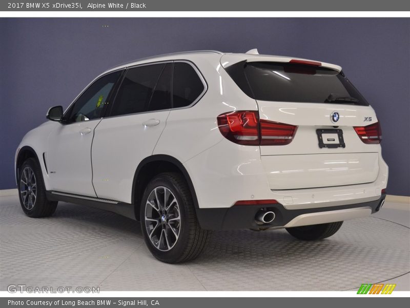 Alpine White / Black 2017 BMW X5 xDrive35i